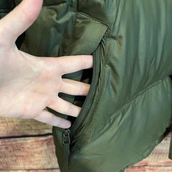 Vintage LL Bean GOOSE DOWN Full Zip Puffer Jacket Coat Mens XLT TALL Pockets - Picture 5 of 8